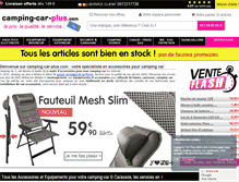 Tablet Screenshot of camping-car-plus.com